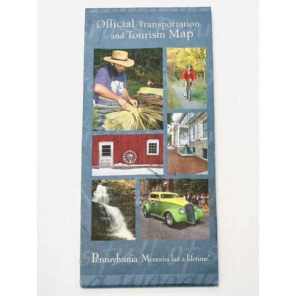 2000 PENNSYLVANIA Official Transportation and Tourism MAP Travel Paper *Read* - Picture 1 of 5